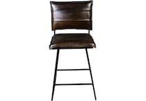 port brown inch & over bar seat stool   