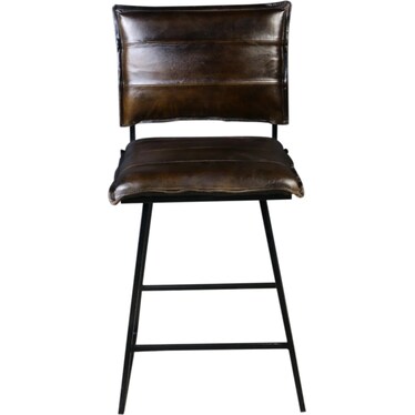 Malin 24" Leather Counter Stool