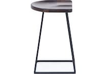 port brown inch & over bar seat stool   