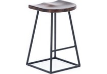 port brown inch & over bar seat stool   