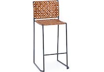 port brown inch & over bar seat stool   