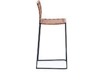 port brown inch & over bar seat stool   