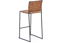 port brown inch & over bar seat stool   