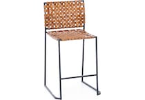 port brown inch & over bar seat stool   