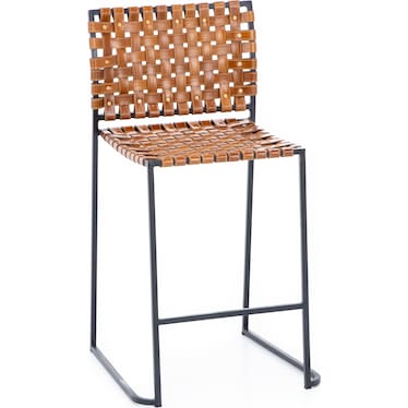Veracruz Leather Stool