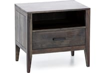 port brown single drawer   