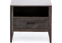 port brown single drawer   