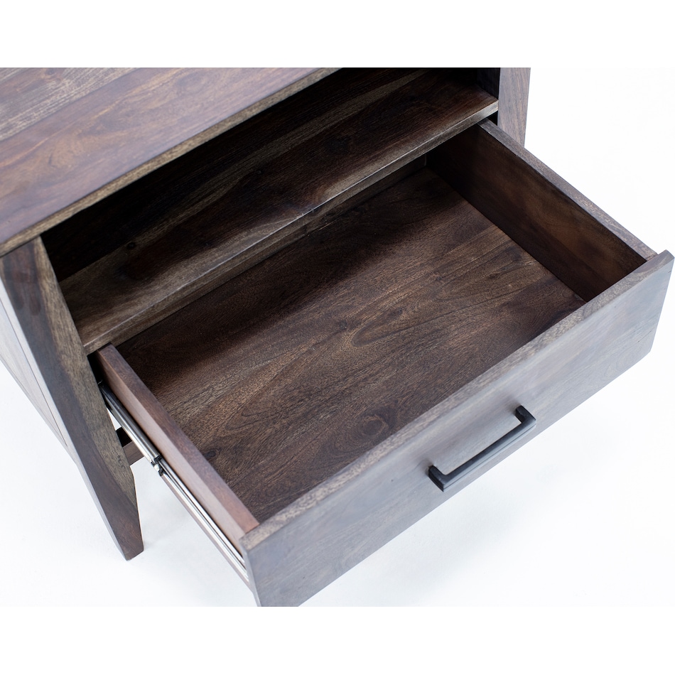 port brown single drawer   