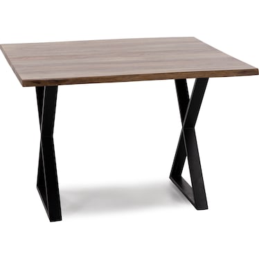 52" Live Edge Square Counter Table