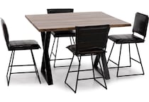 port harvest brown inch counter height square cpk  