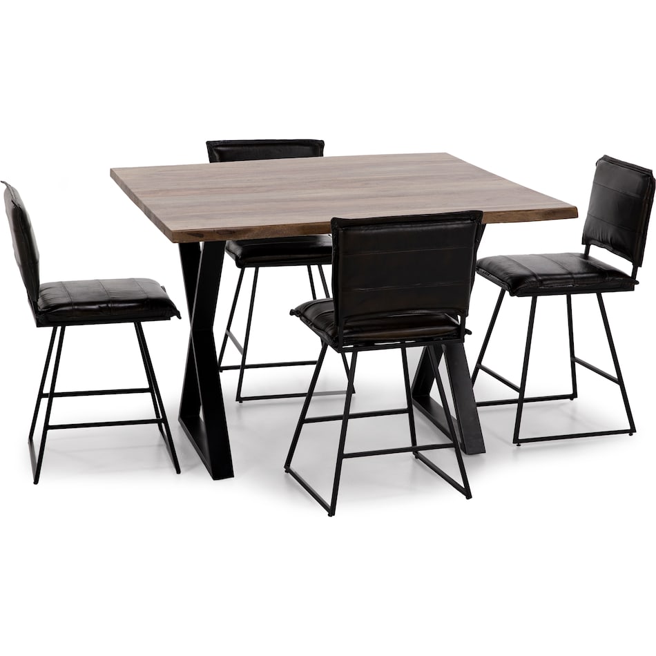 port harvest brown inch counter height square cpk  