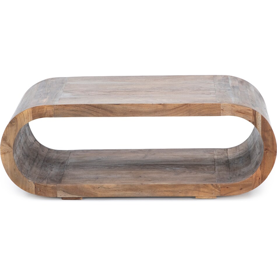 porter design brown cocktail table ell  