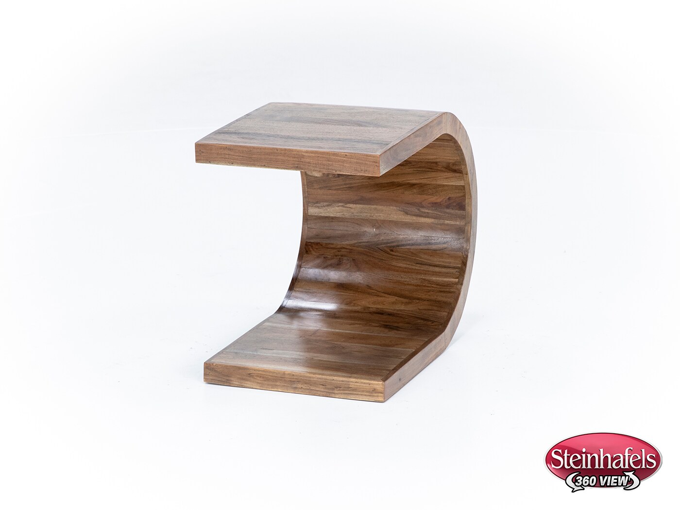 porter design brown end table  image ell  