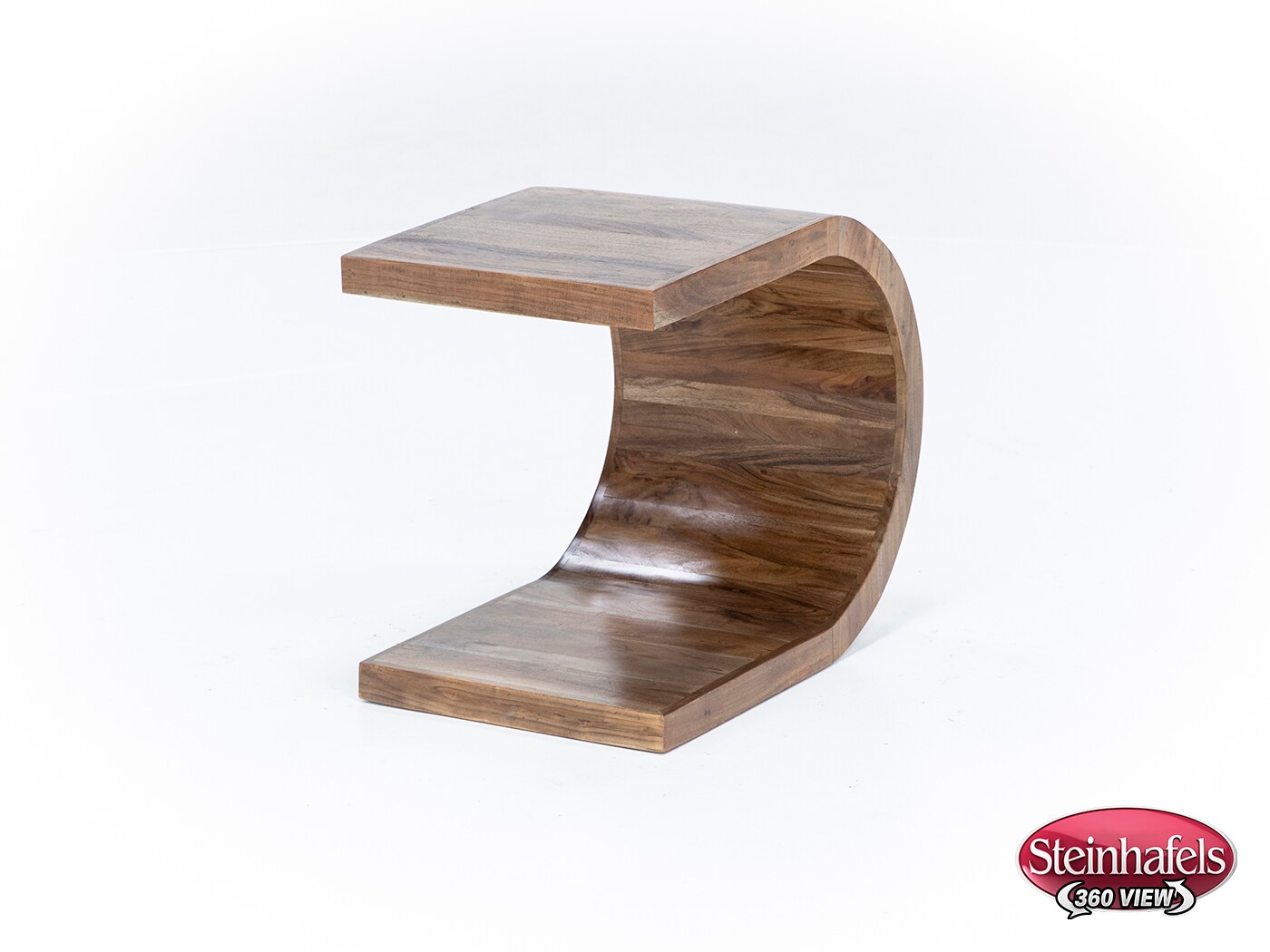 porter design brown end table  image ell  