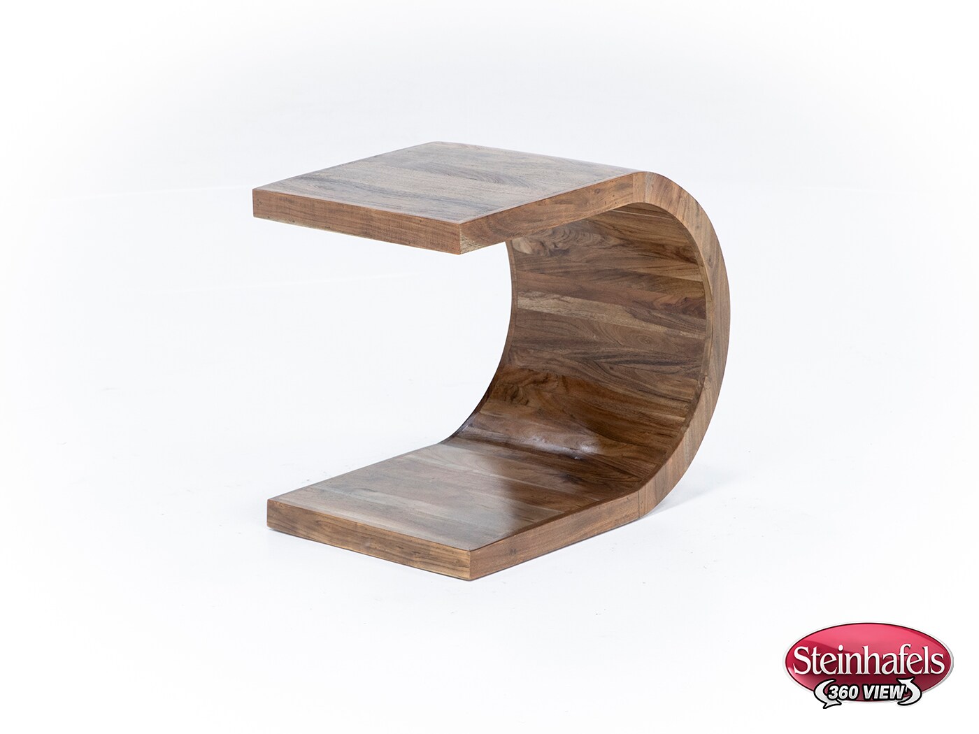 porter design brown end table  image ell  