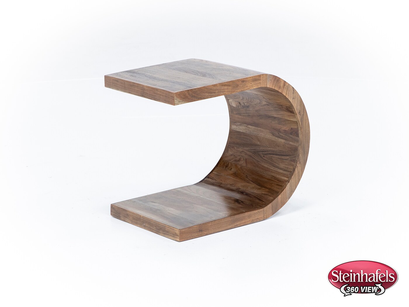 porter design brown end table  image ell  