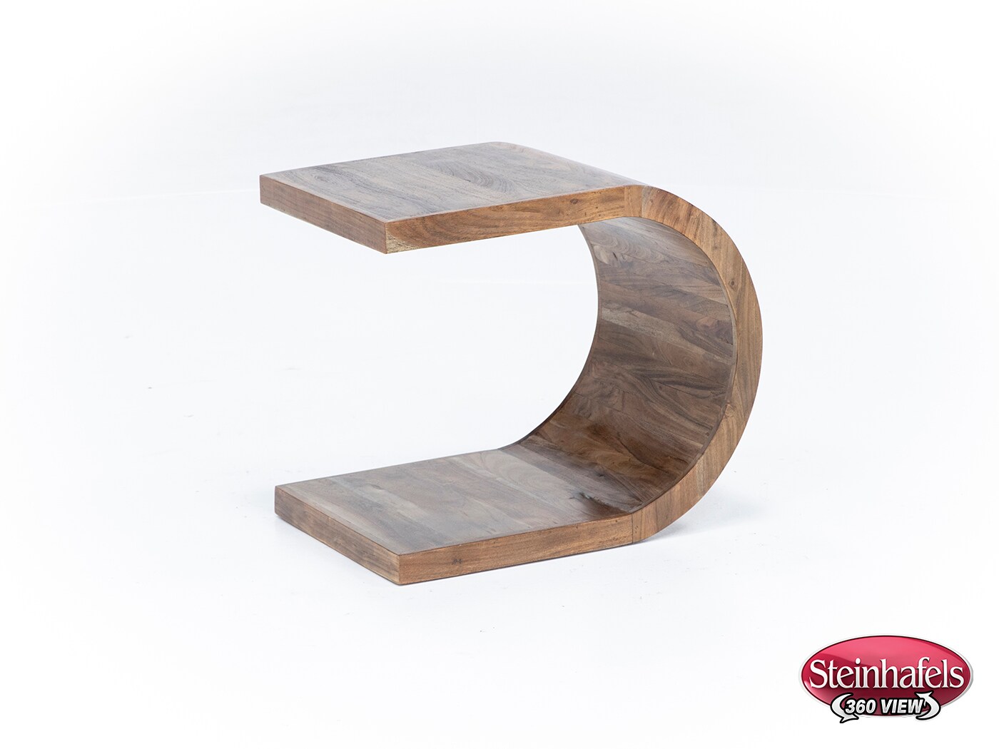 porter design brown end table  image ell  