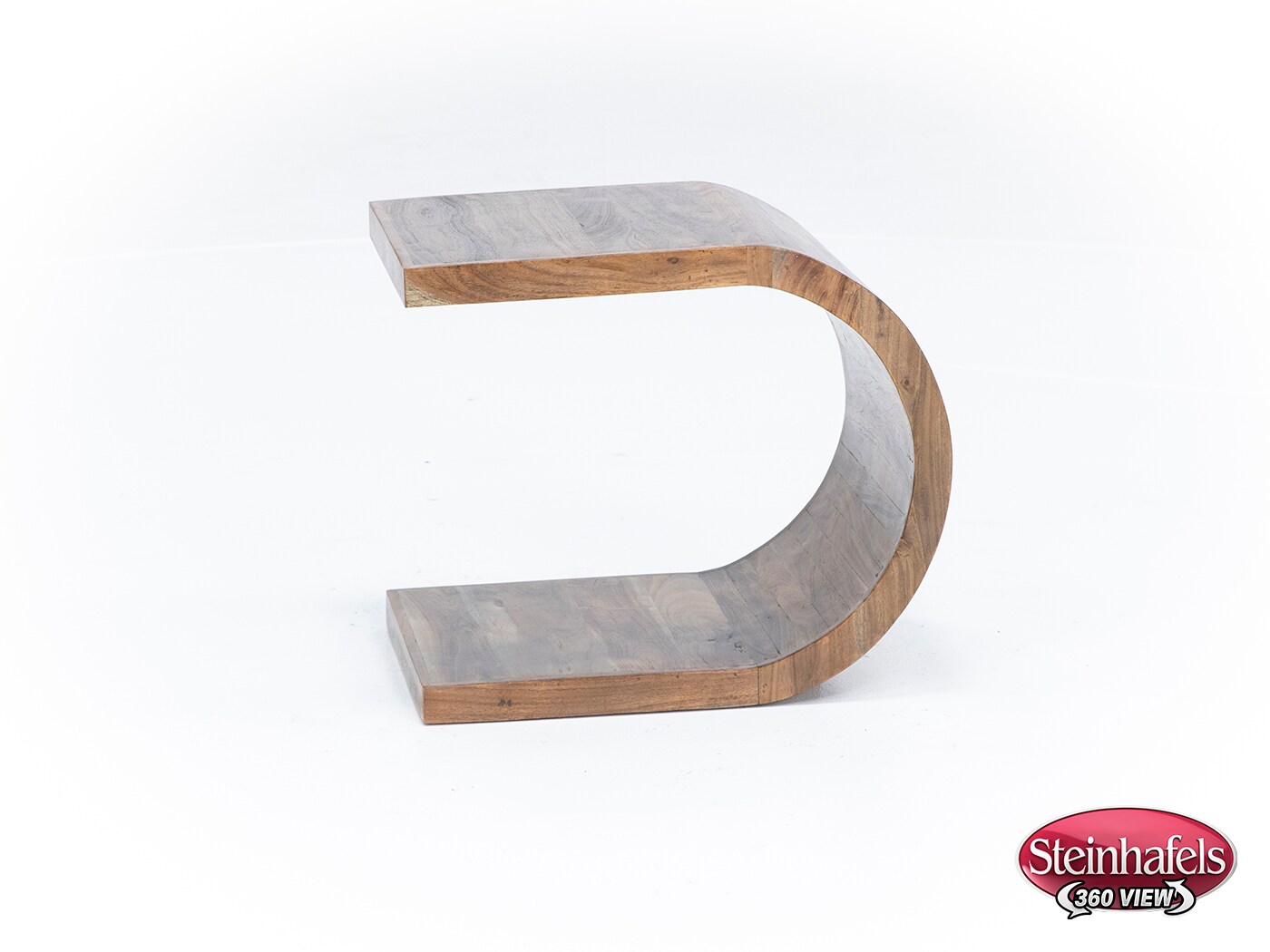 porter design brown end table  image ell  