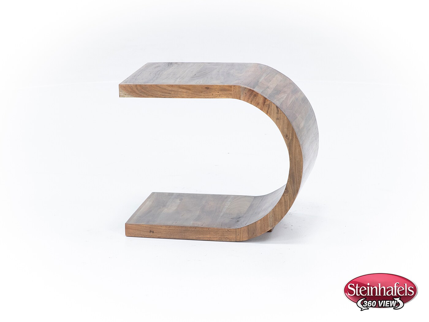 porter design brown end table  image ell  