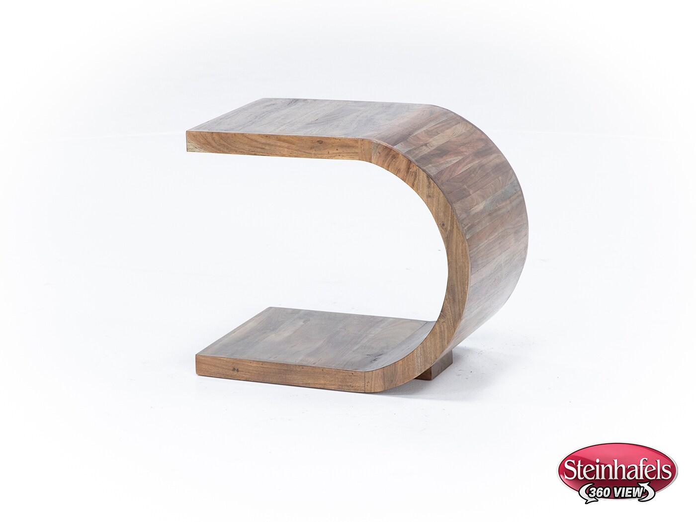 porter design brown end table  image ell  