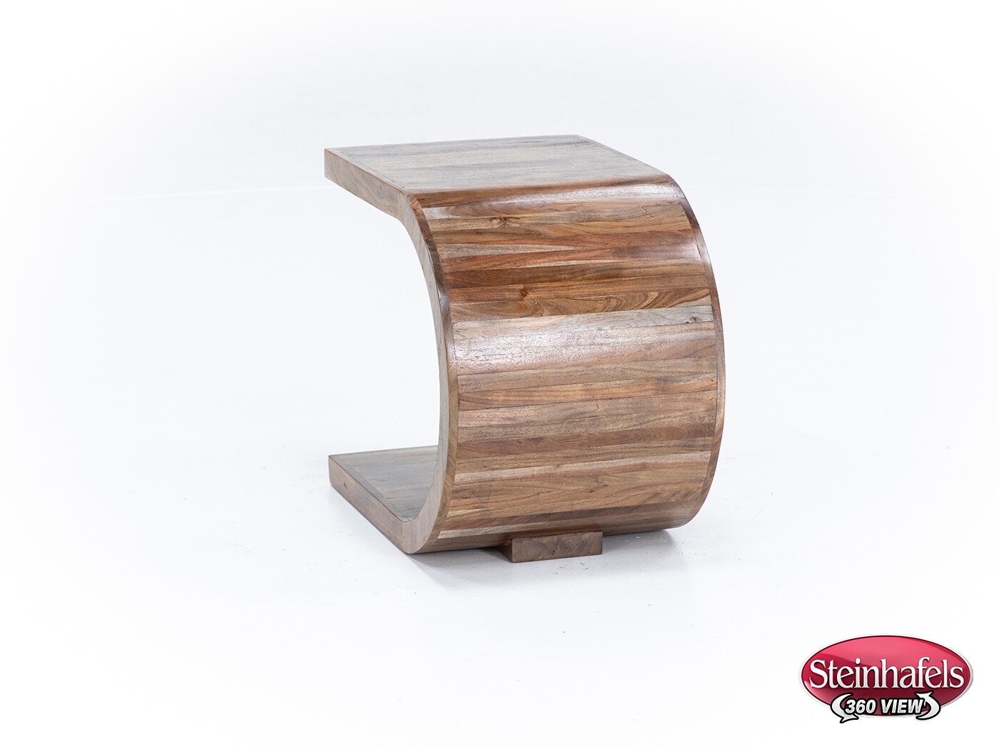 porter design brown end table  image ell  