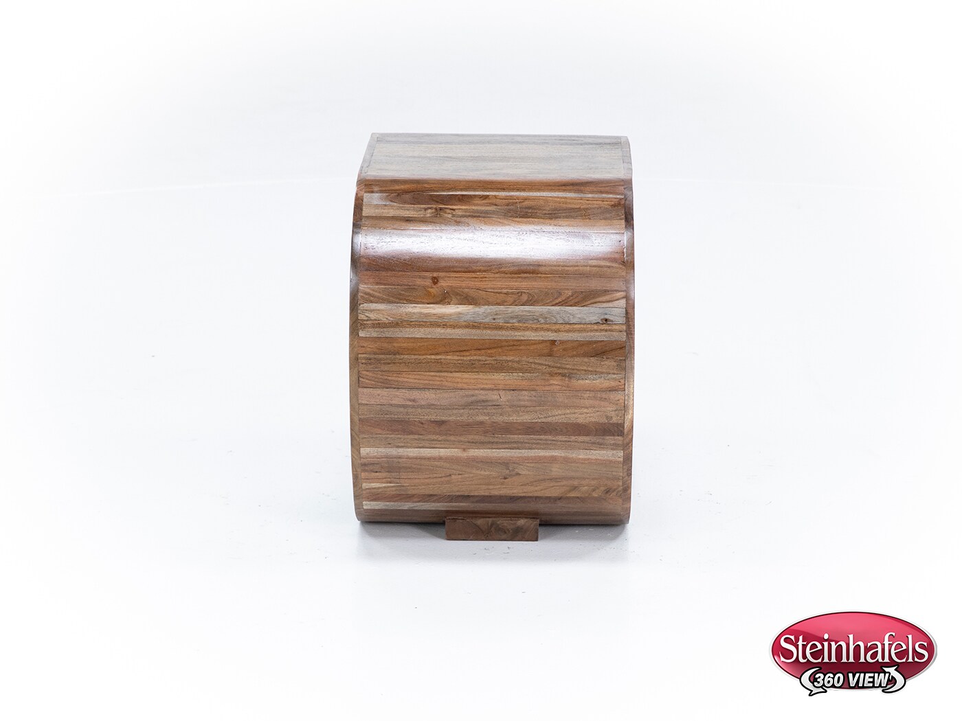 porter design brown end table  image ell  