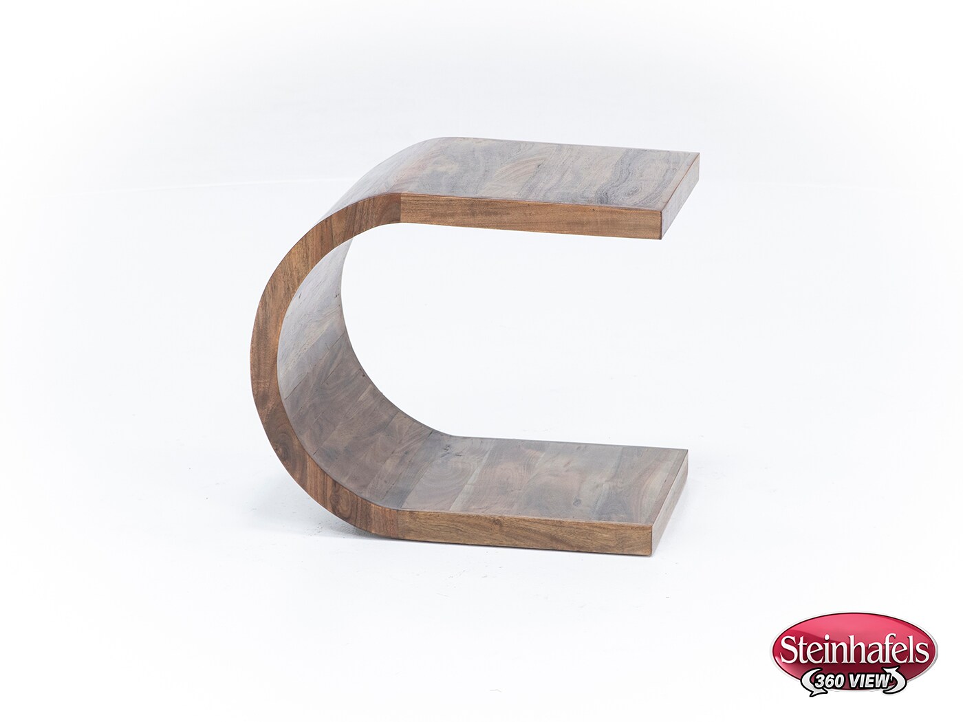 porter design brown end table  image ell  