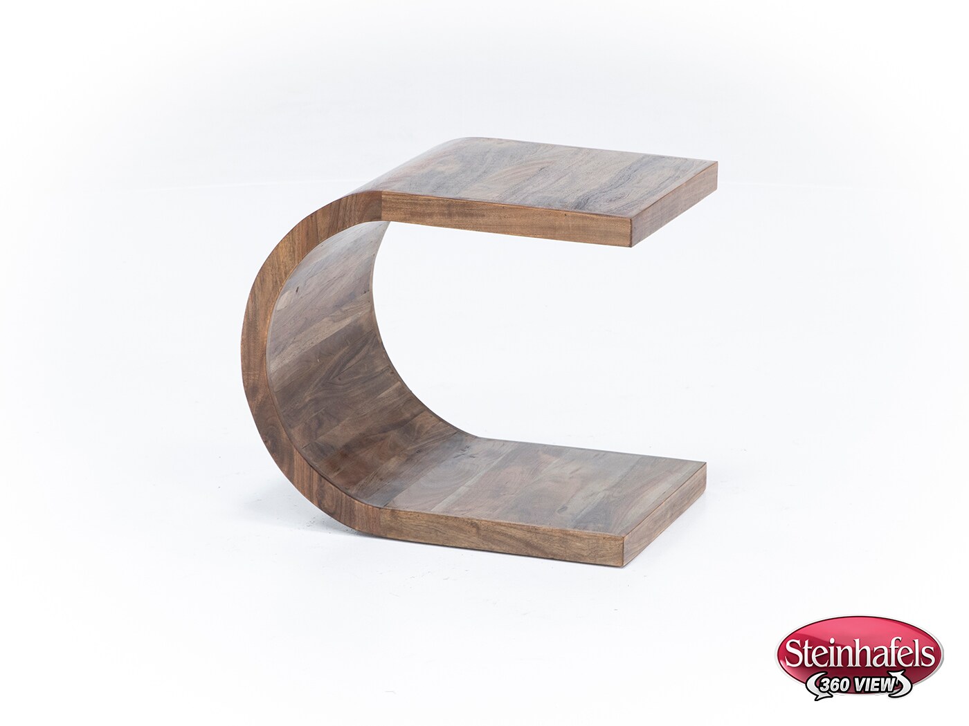 porter design brown end table  image ell  