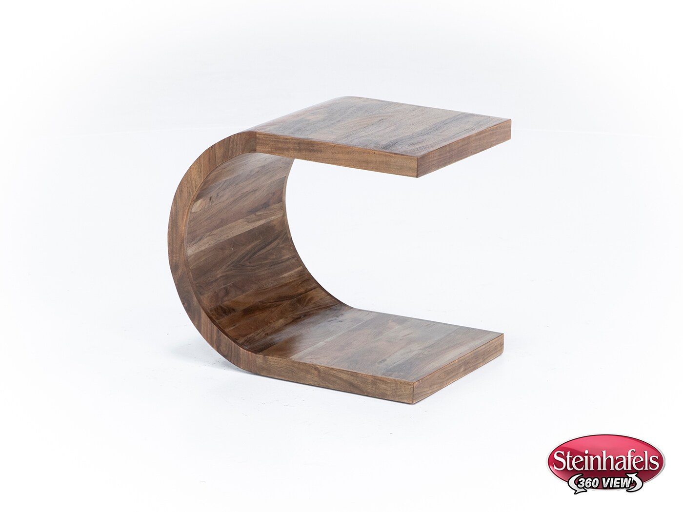 porter design brown end table  image ell  