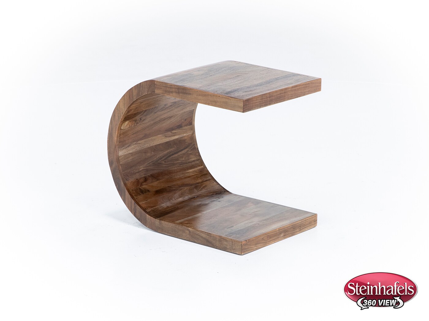 porter design brown end table  image ell  