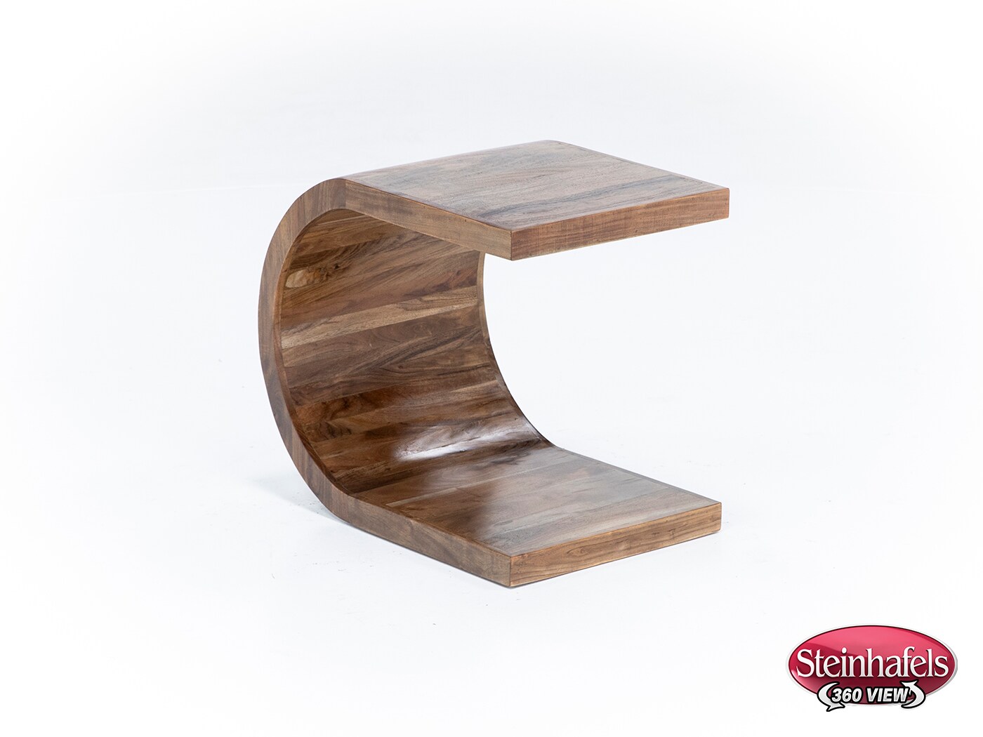 porter design brown end table  image ell  