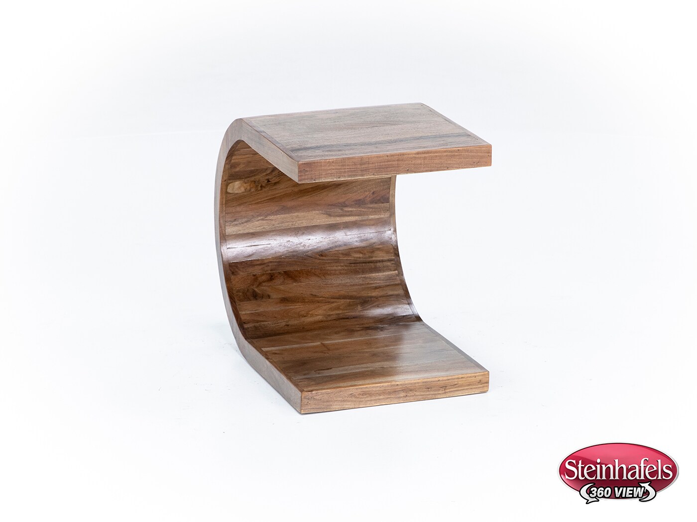 porter design brown end table  image ell  