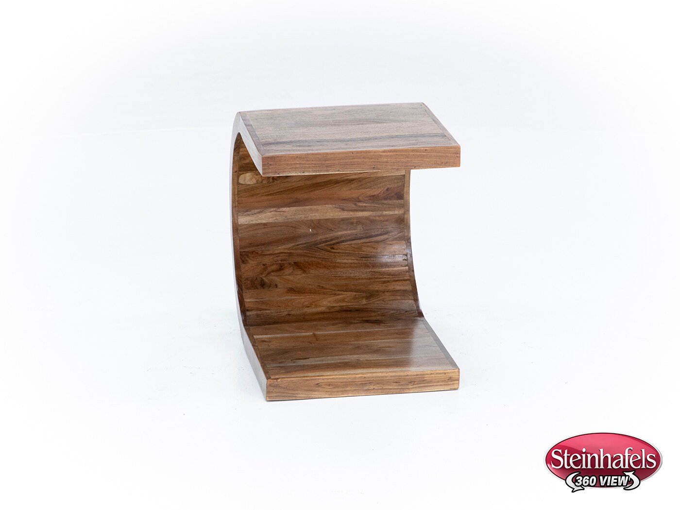 porter design brown end table  image ell  