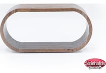 porter design brown sofa table  image ell  