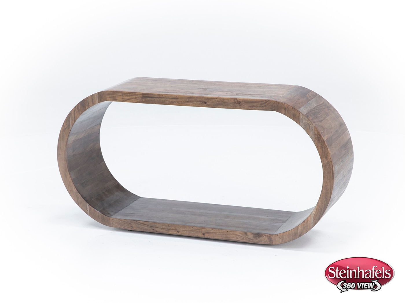 porter design brown sofa table  image ell  