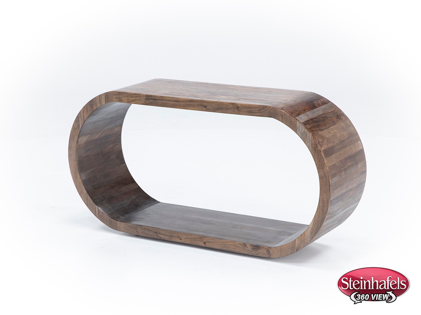 porter design brown sofa table  image ell  