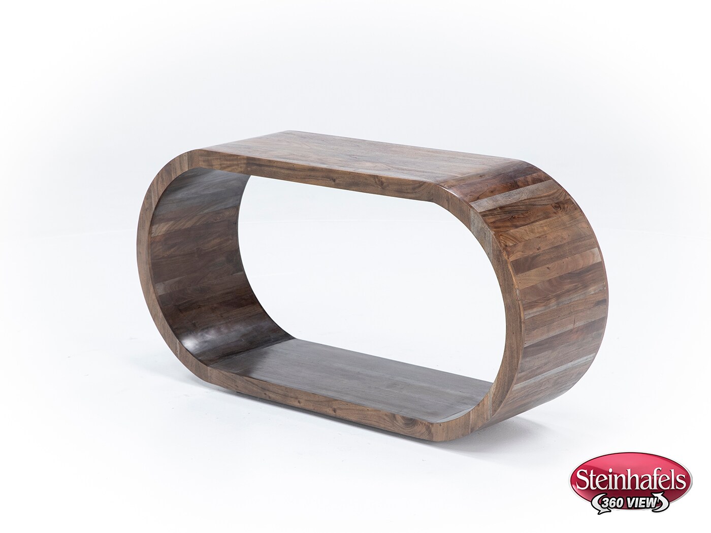 porter design brown sofa table  image ell  