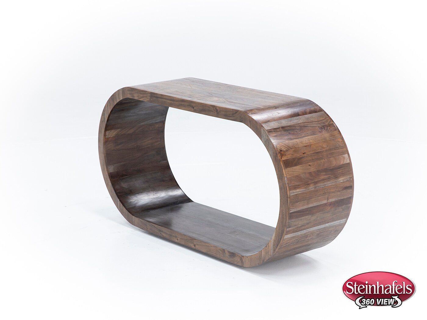 porter design brown sofa table  image ell  