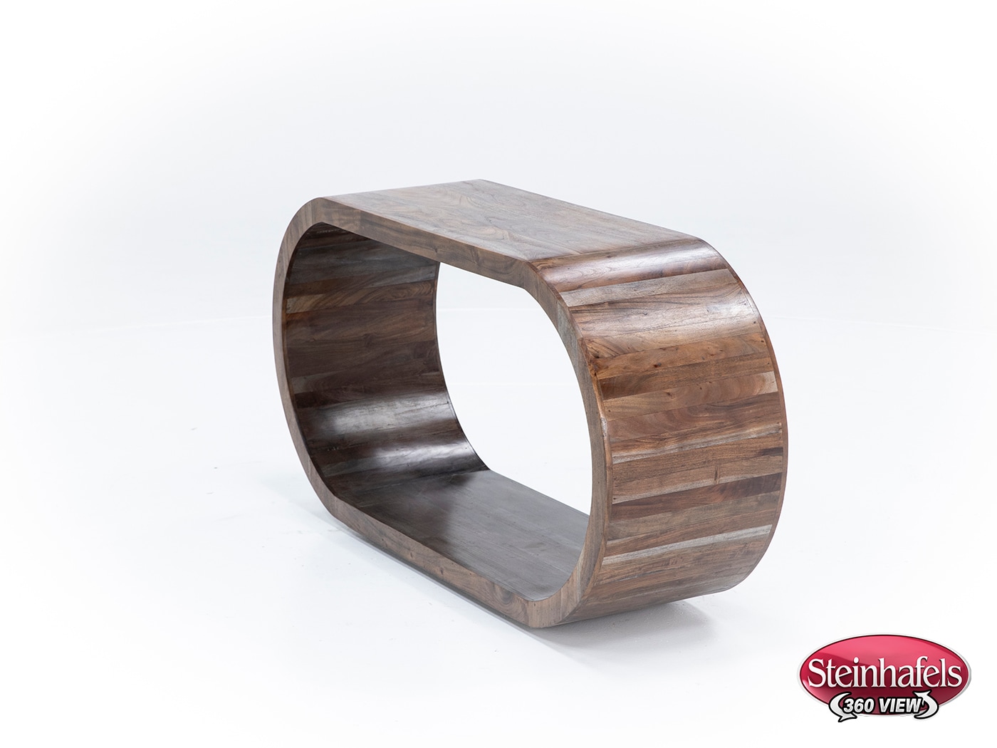 porter design brown sofa table  image ell  