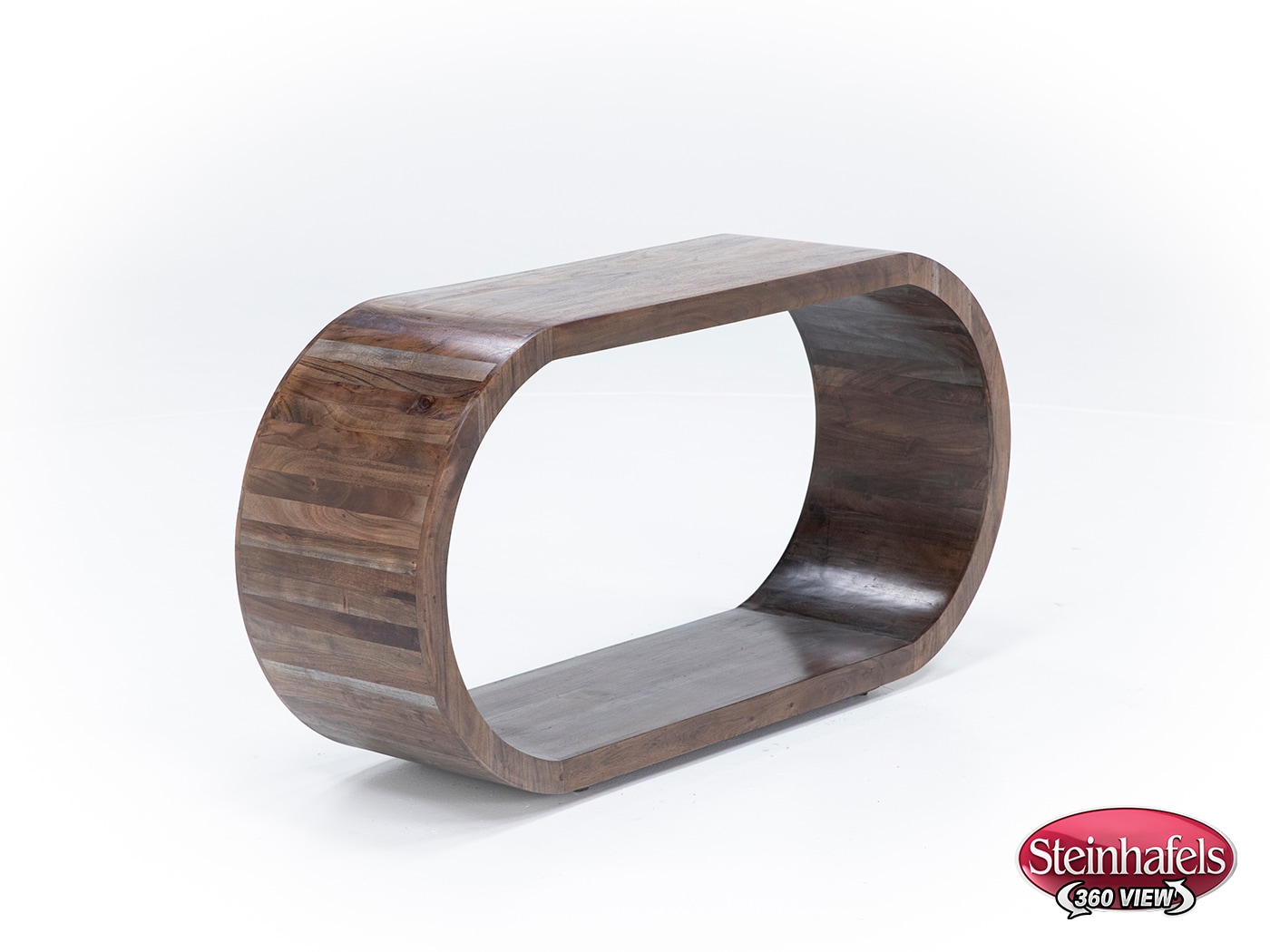 porter design brown sofa table  image ell  