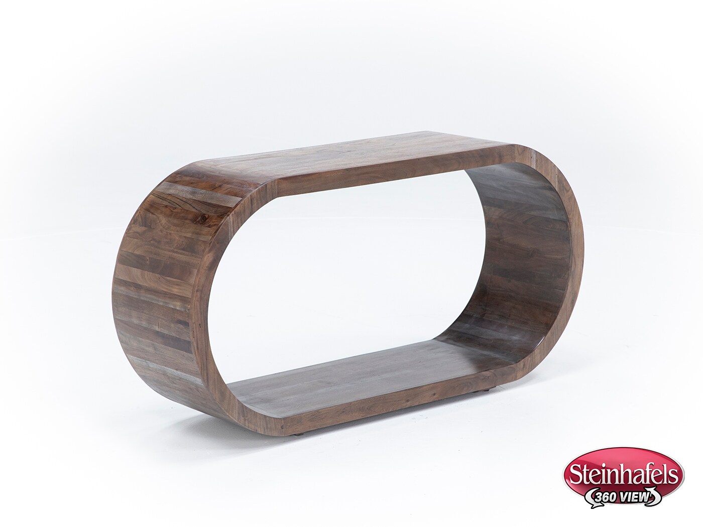porter design brown sofa table  image ell  