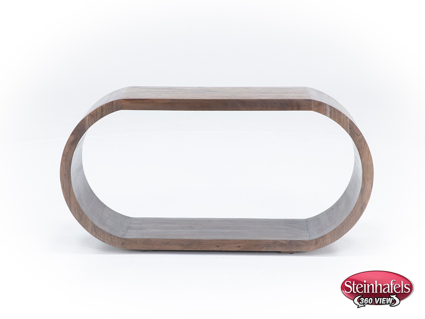 porter design brown sofa table  image ell  