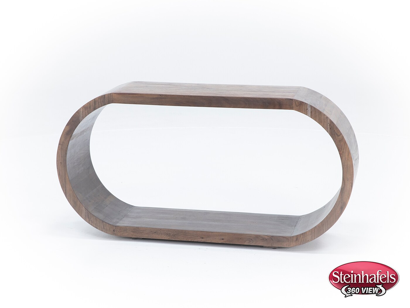 porter design brown sofa table  image ell  