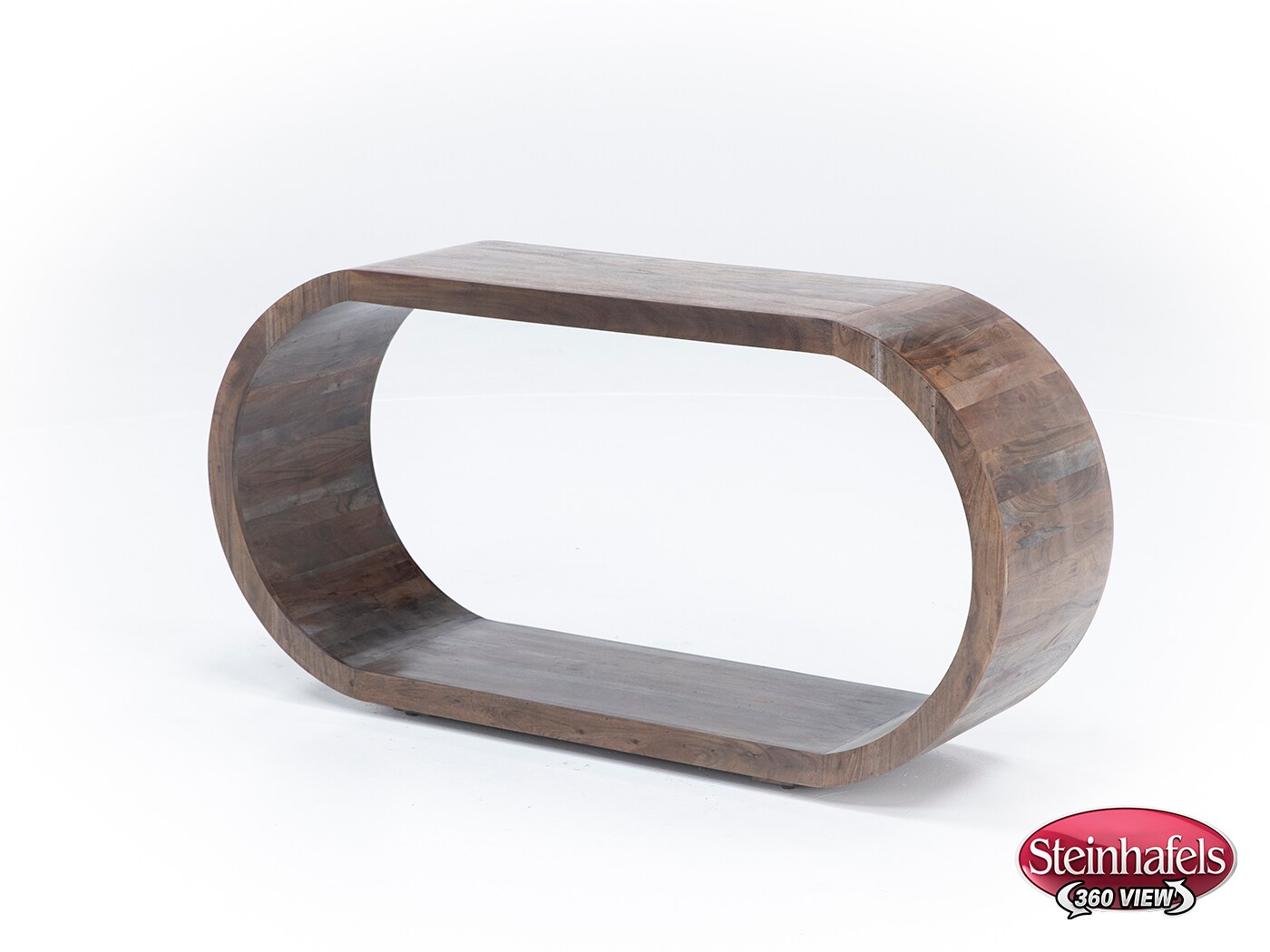 porter design brown sofa table  image ell  