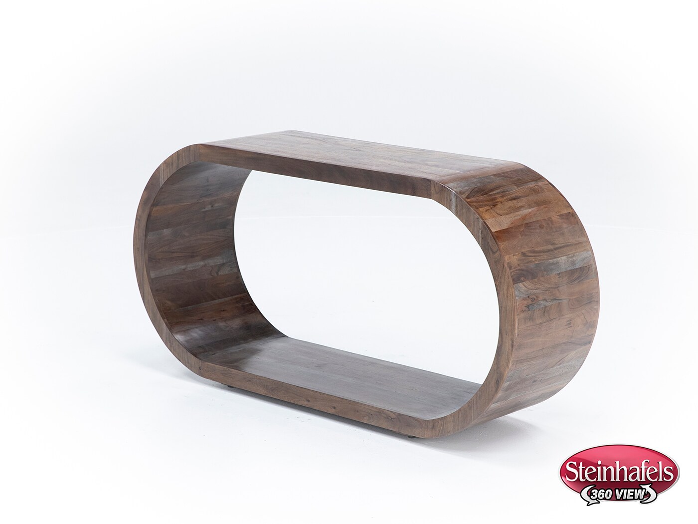 porter design brown sofa table  image ell  