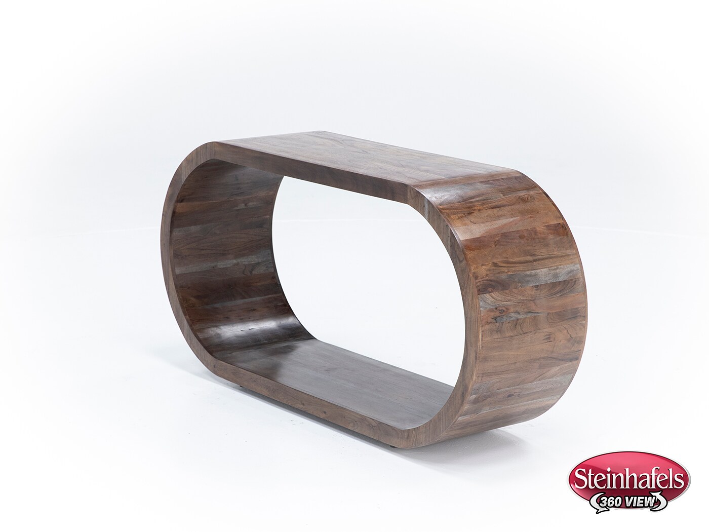 porter design brown sofa table  image ell  