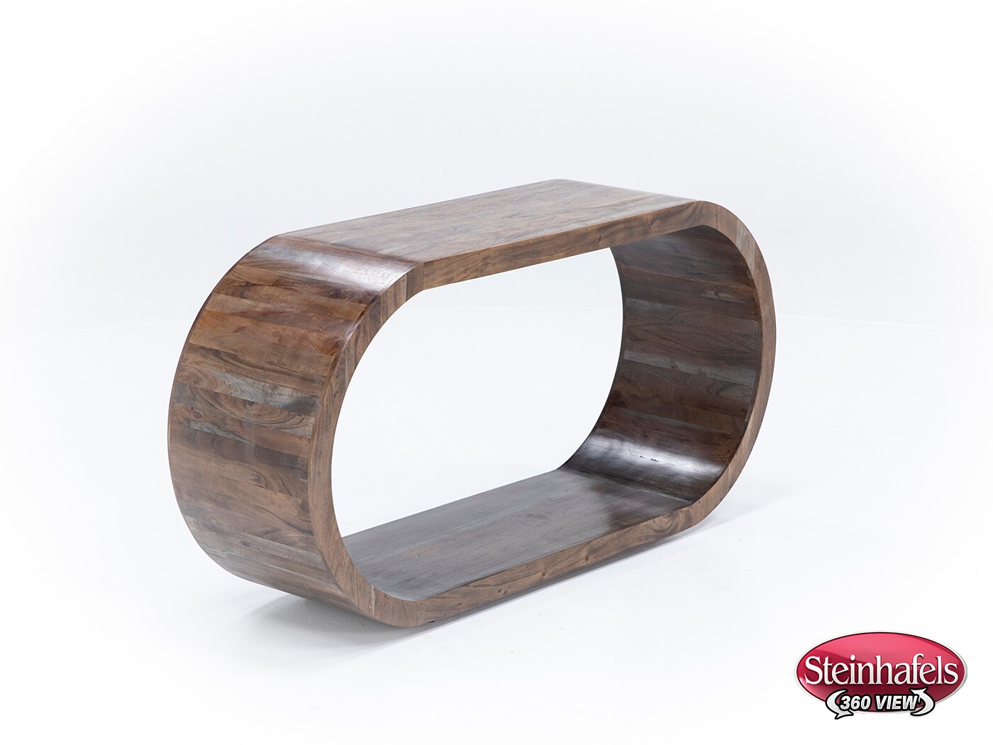 porter design brown sofa table  image ell  