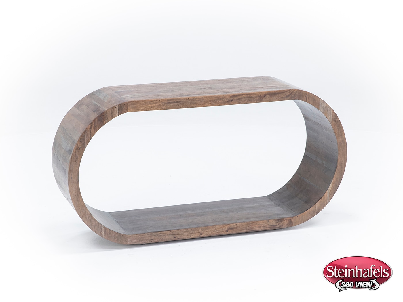porter design brown sofa table  image ell  