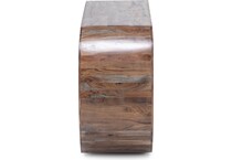 porter design brown sofa table ell  