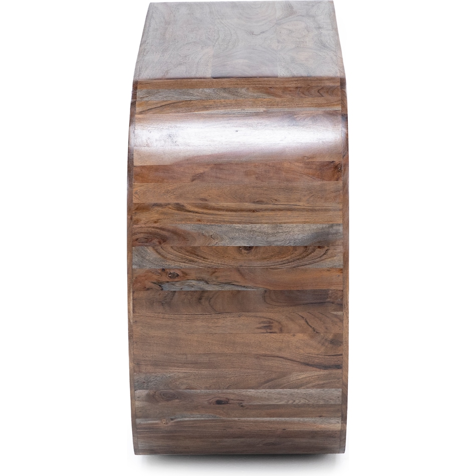 porter design brown sofa table ell  